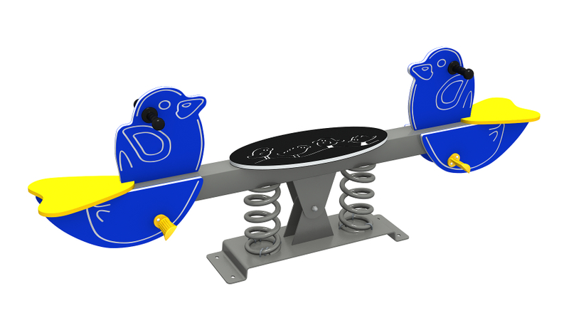 kids playing PE seesaw PE-QB-048