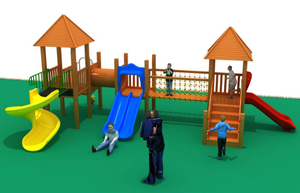 wooden outdoor playground items MH-056