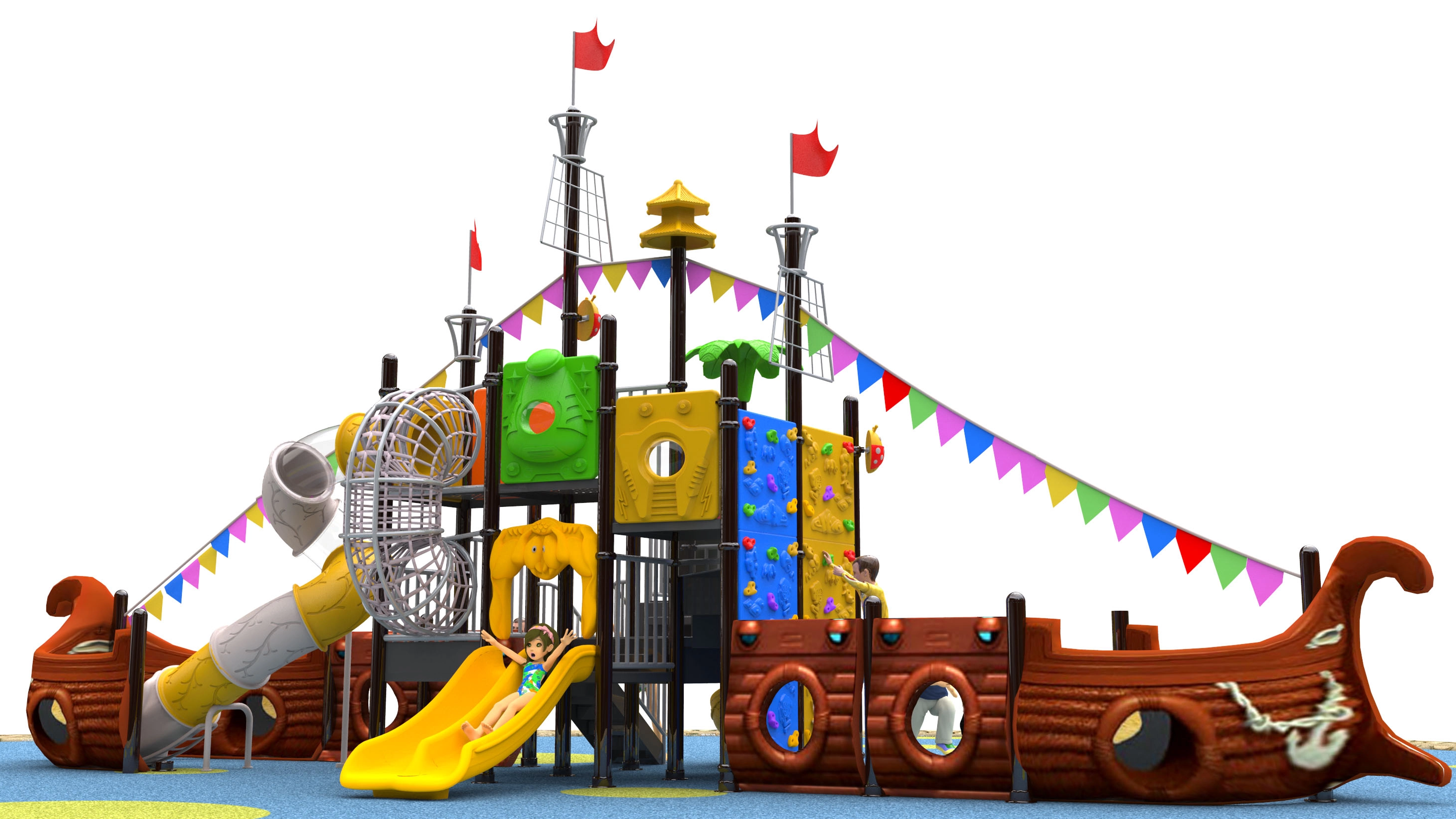 kids outdoor playground equipment HT-14045