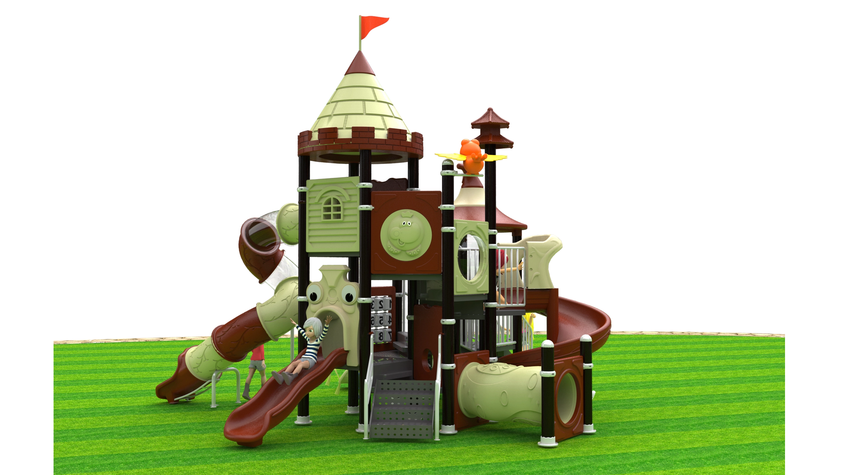 kids playground slides HT-14058