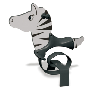 Colorful PE spring horse in playground park PE-YM-226