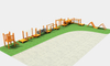 commercial outdoor playground equipment HT-WD23018