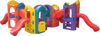 plastic play house with slide SLWJ-028