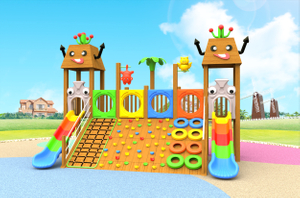 wooden outdoor play equipment HT-WD23004