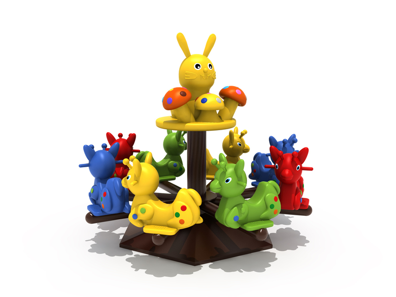 outdoor merry go round for kids ZY-033