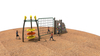 outdoor playground climbing wall for kids PW-006