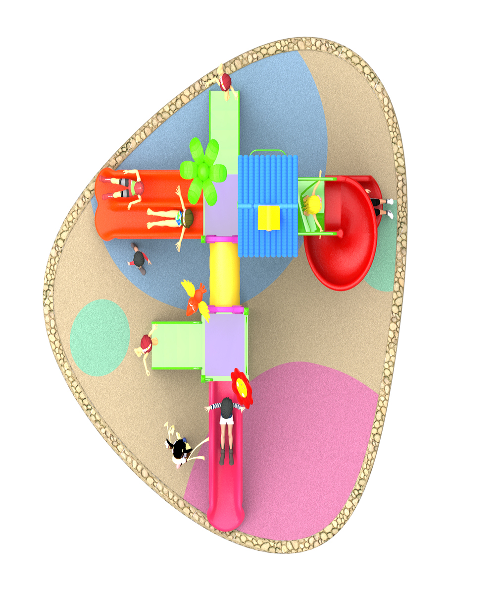 residential playground equipment for children HT-55034