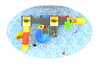 kid plastic outdoor playground equipment HT-2389044