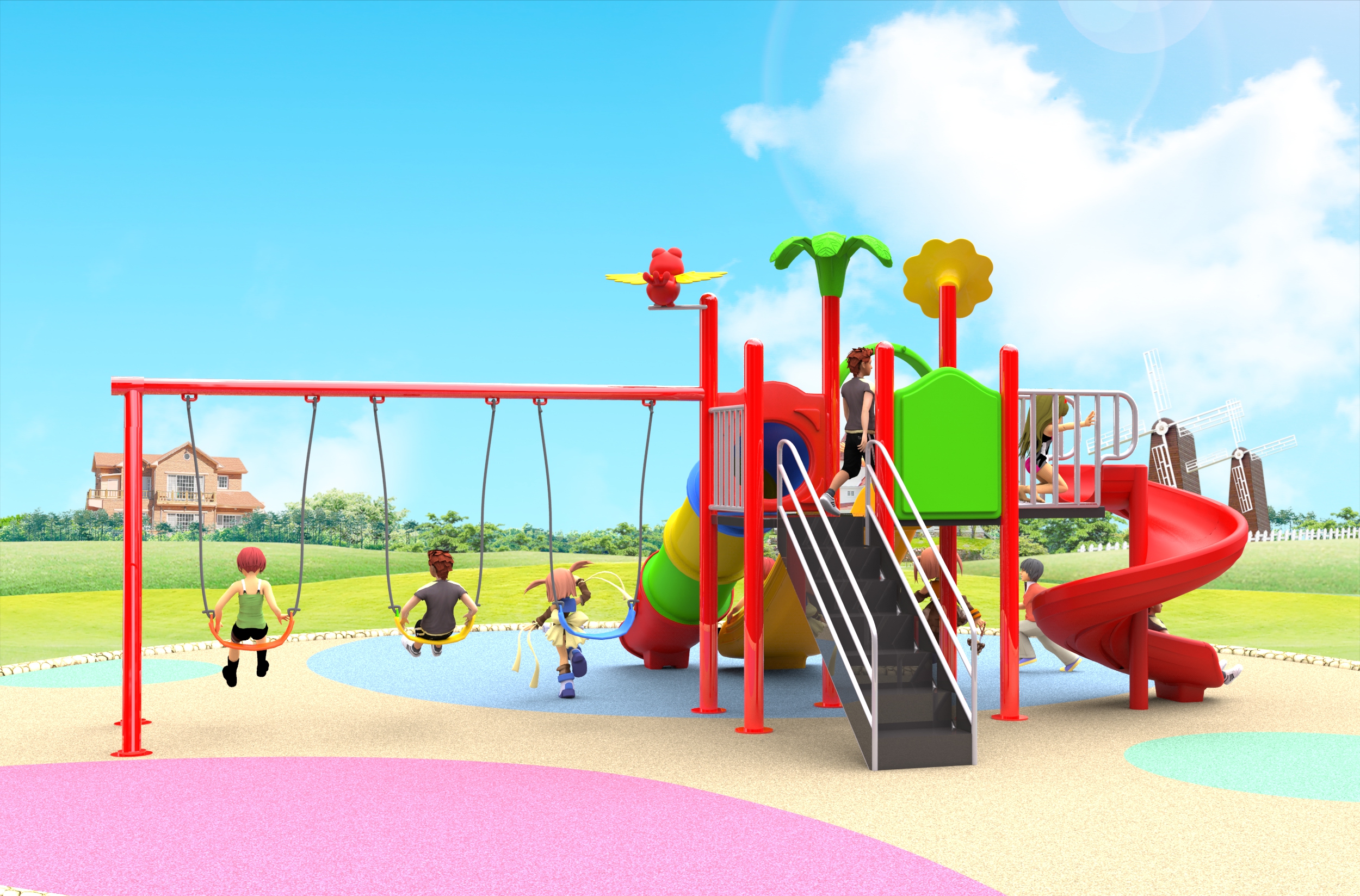 kids playground equipment toddler play equipment HT-55134