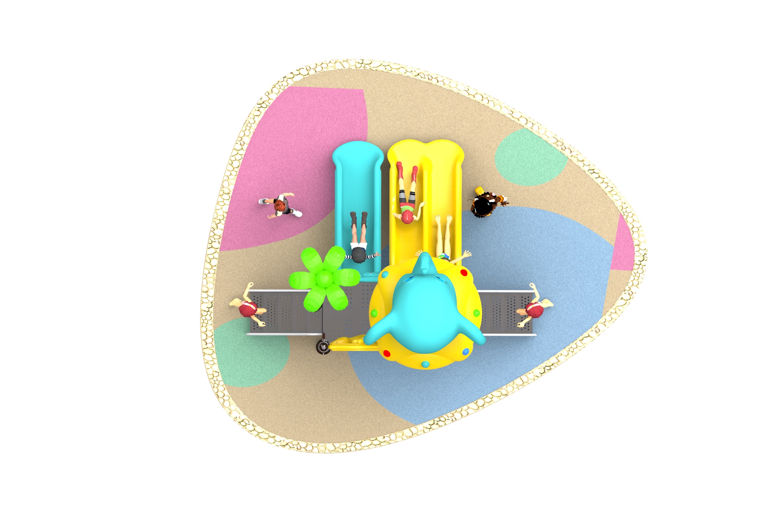 children's outdoor playground equipment HT-89005