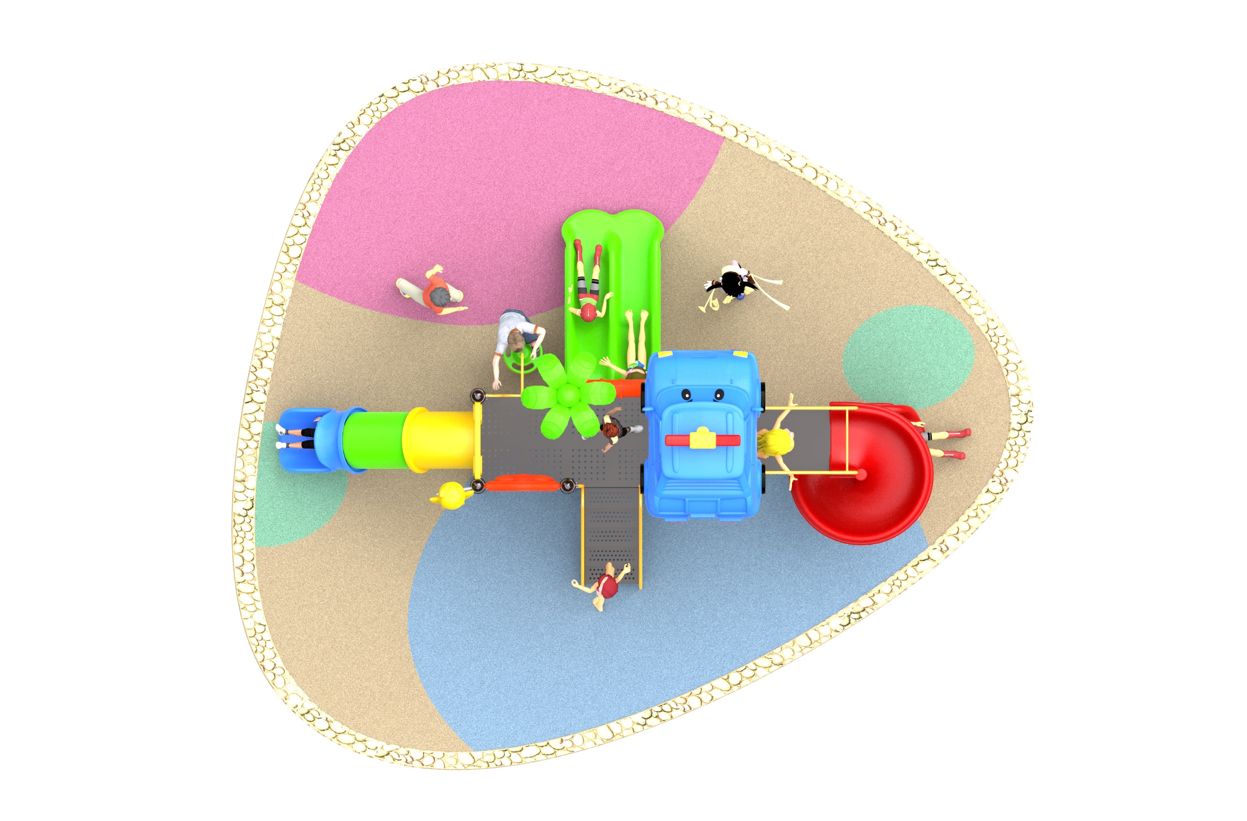 outdoor playground equipment for children HT-89001