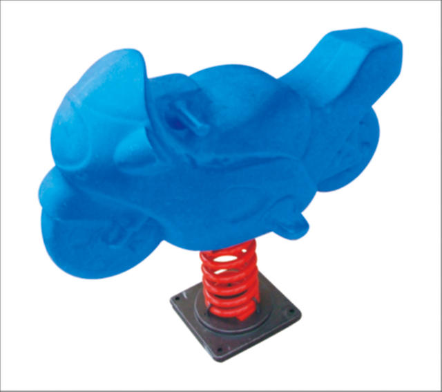 Spring See Saw playground in the park YM-078