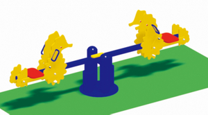 Gym Teeter-Totter Seesaw Playground Set PE-QB-009