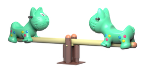 two seat teeter totter SL-QB-024