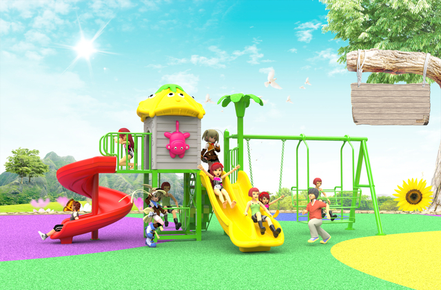 outdoor playground for toddler HT-55017