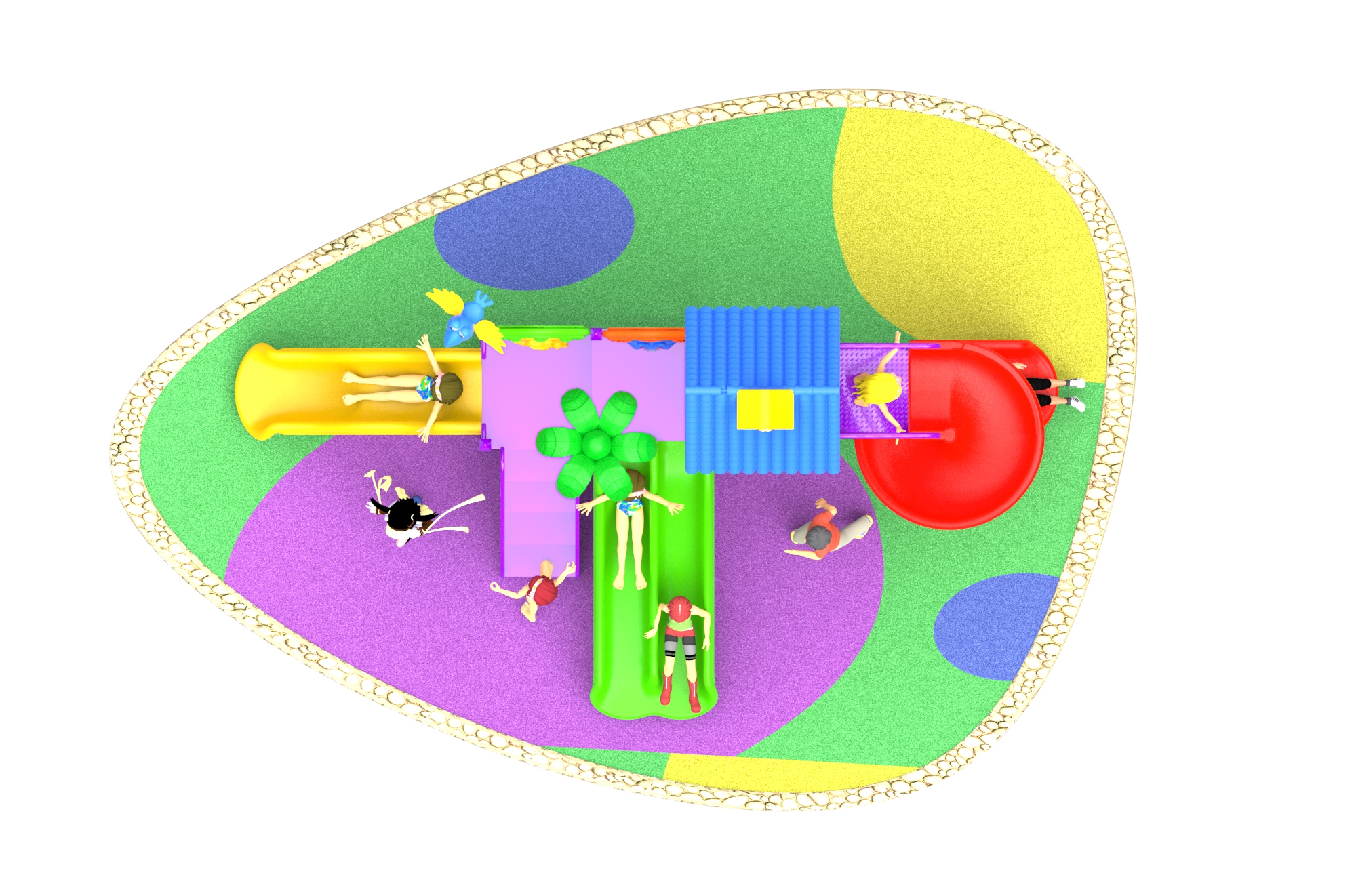 early childhood playground equipment HT-55057