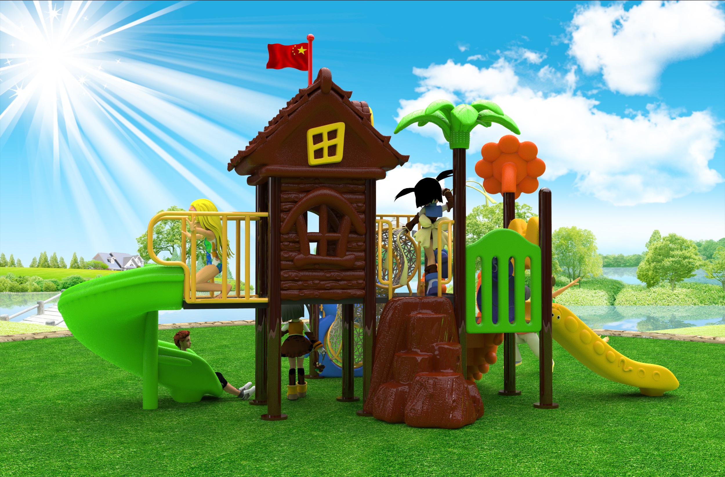 outdoor children park HT-76102