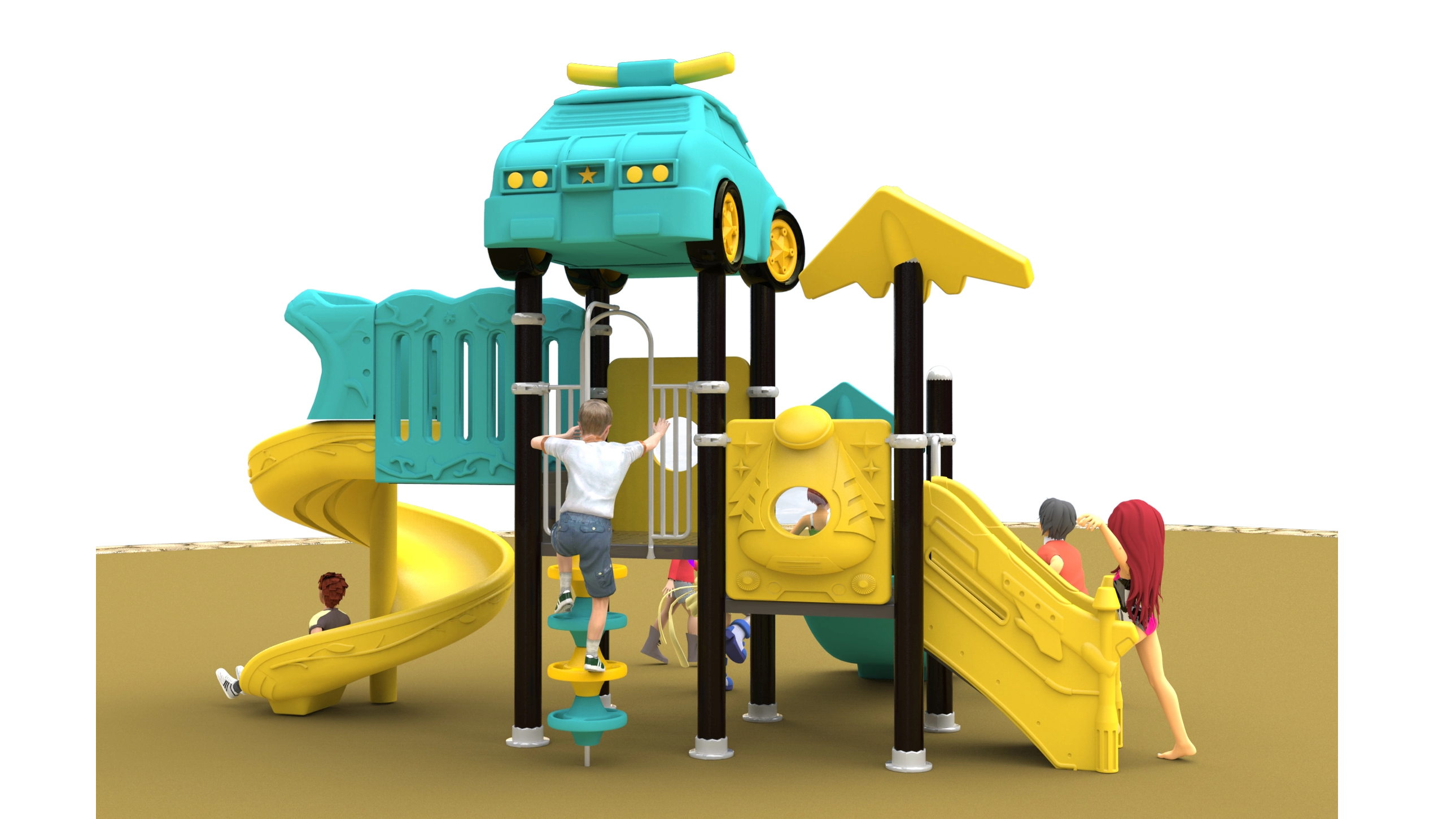 kids preschool playground equipment HT-14012