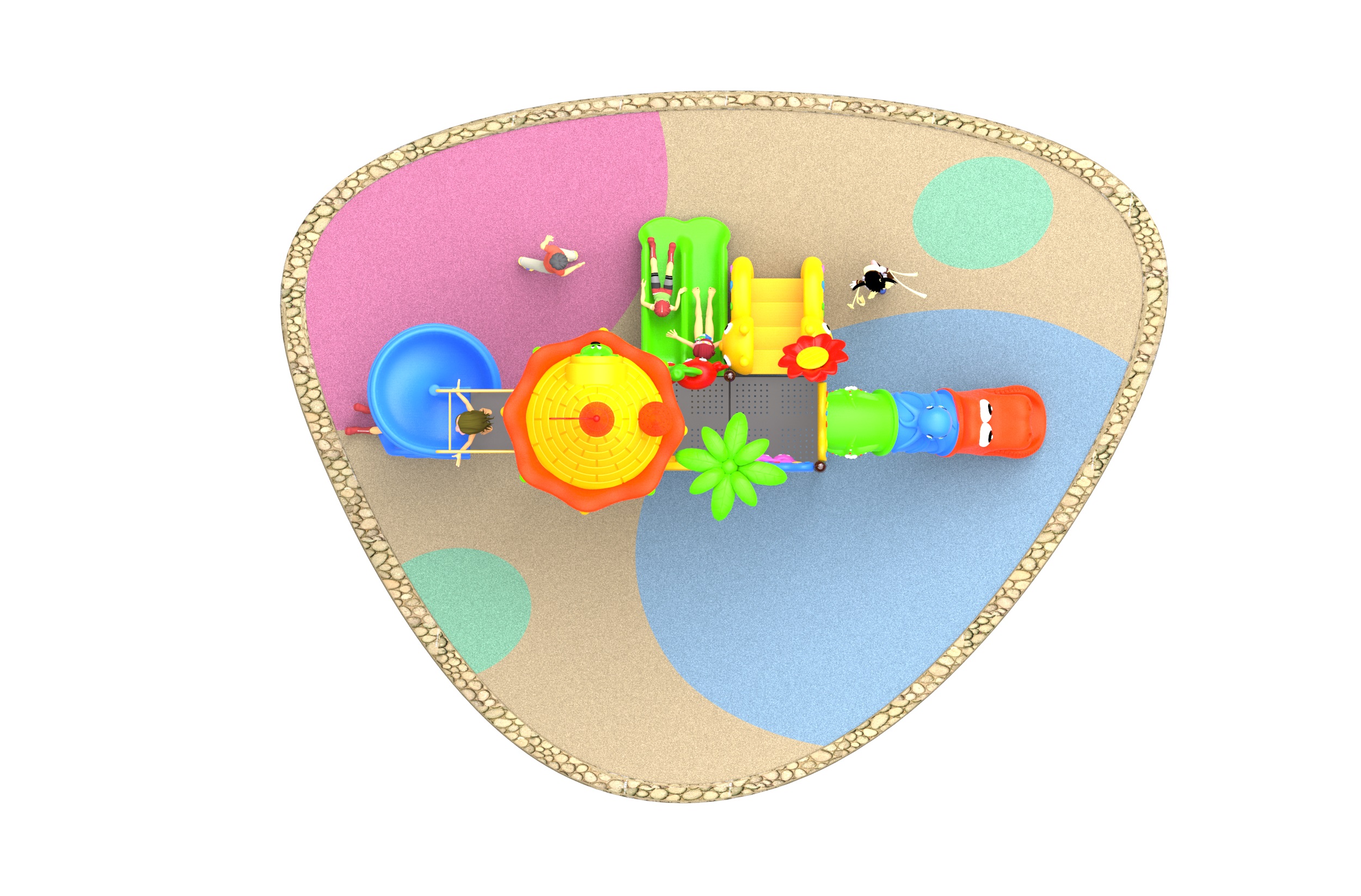 indoor slide playground HT-76160