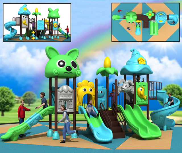 children's plastic playground equipment HT-76181
