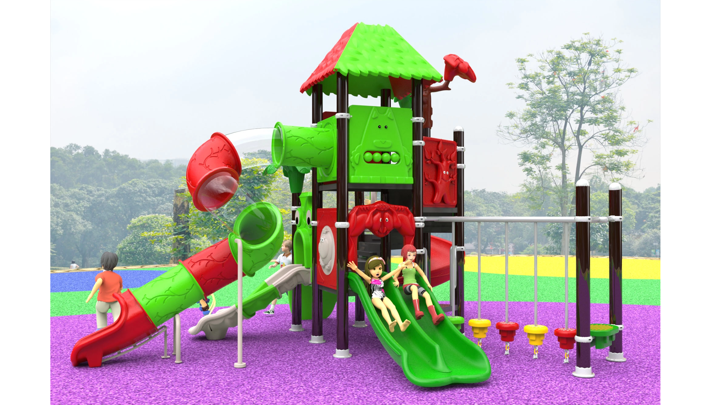 outdoor children's play area HT-14080