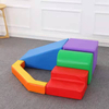 Toddler Playtime Corner Climber, Indoor Active Play Structure for Toddlers and Kids, Safe Soft Foam for Crawling and Sliding RB-034