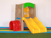 children's plastic playhouse with slide SLWJ-018