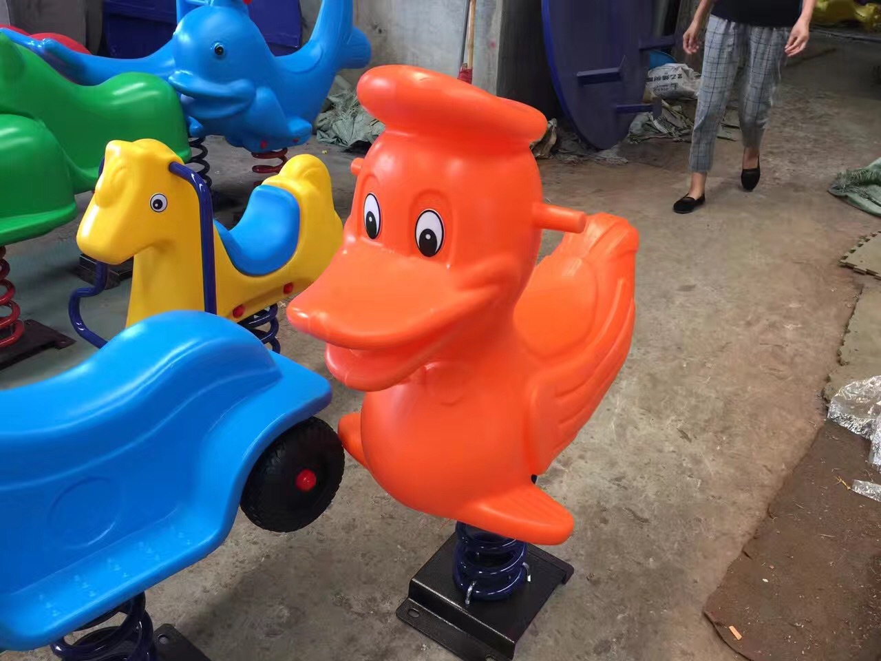 Spring Ride On Playground Equipment YM-058