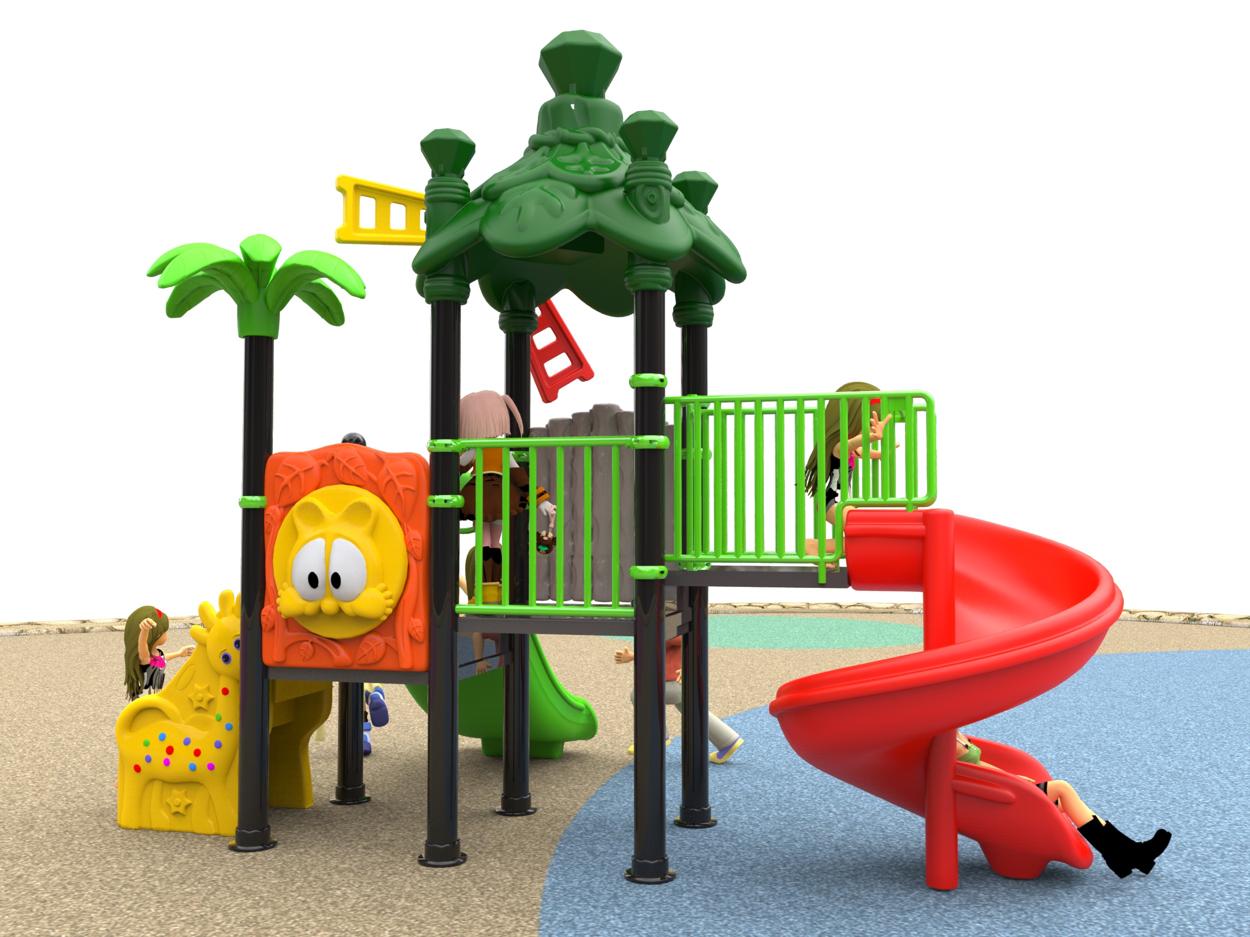plastic play equipment HT-89055