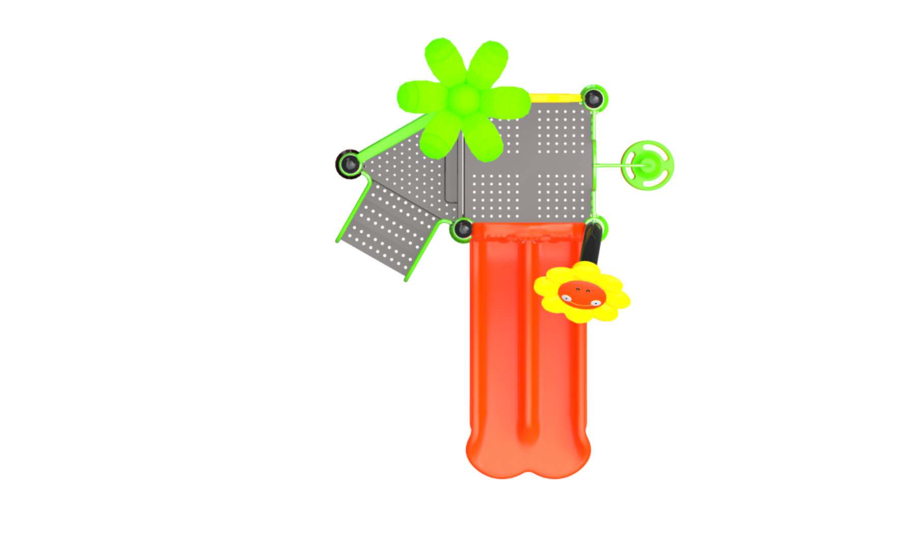 plastic outdoor play equipment HT-14095