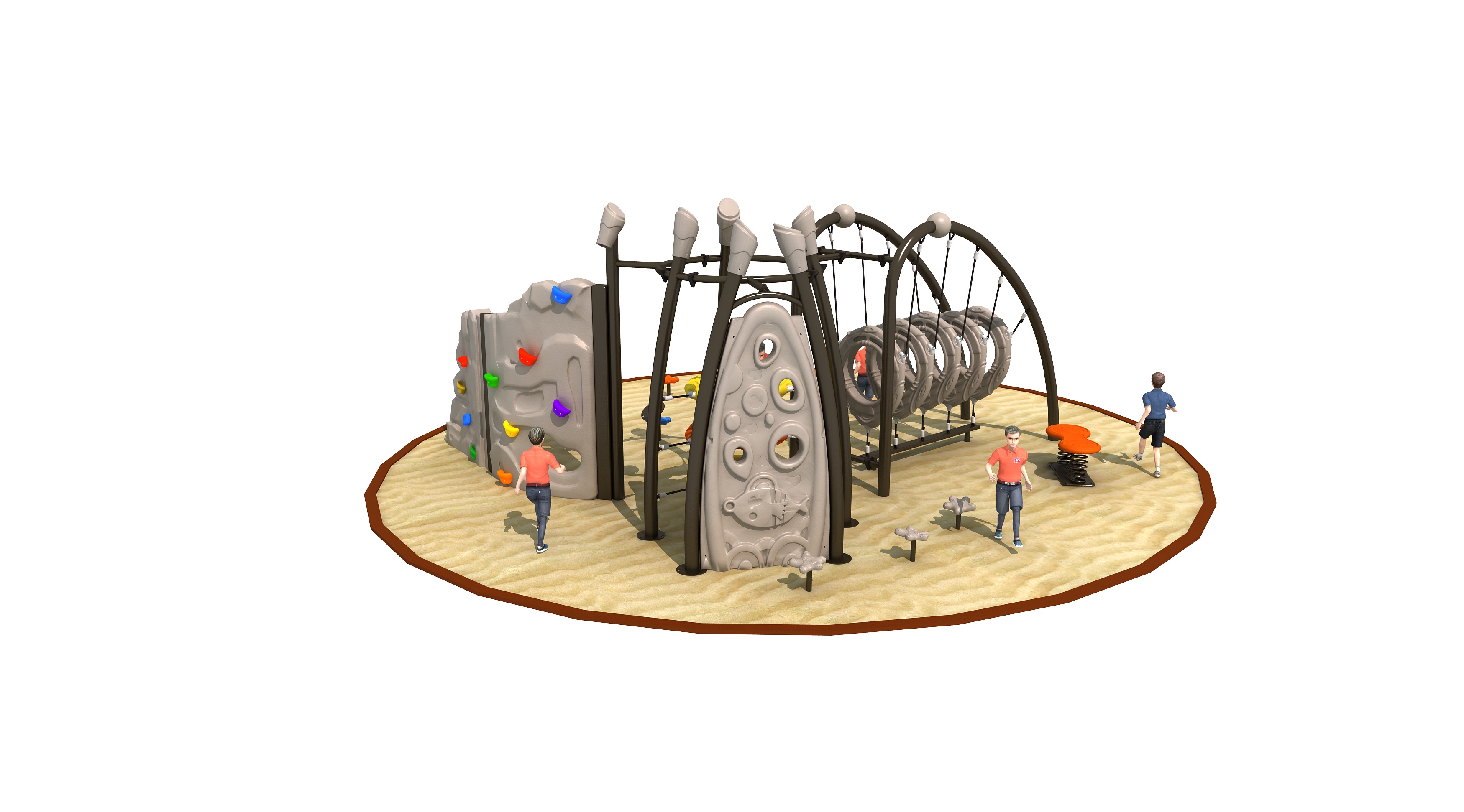 kids backyard playground equipment TN-040