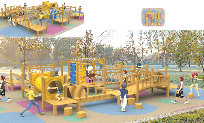 children's outdoor playground equipment HT-WD23017