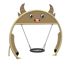 swing playground equipment for kids QQ-073(PE)