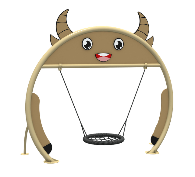 swing playground equipment for kids QQ-073(PE)