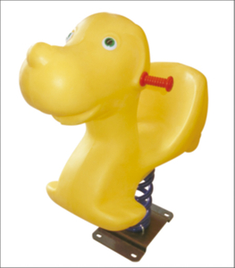 Seesaw on child playground in park YM-124