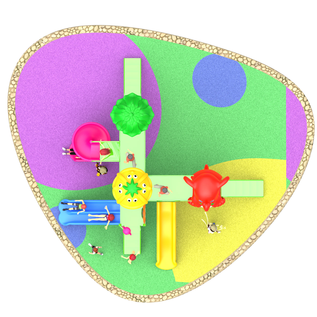children's outdoor playground equipment HT-55025