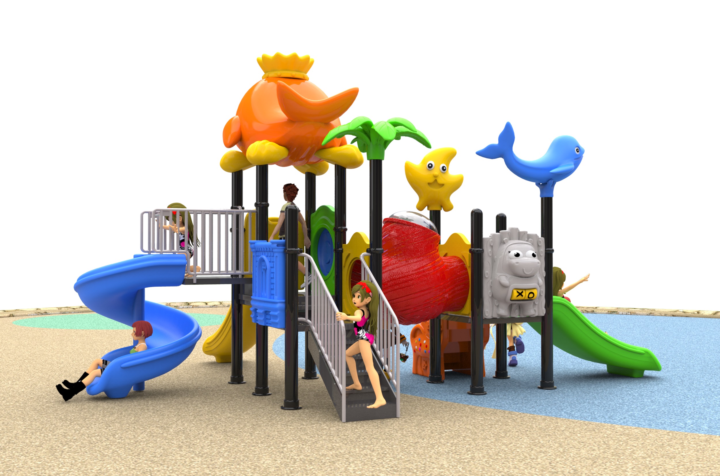 outdoor jungle gym for toddlers HT-89030