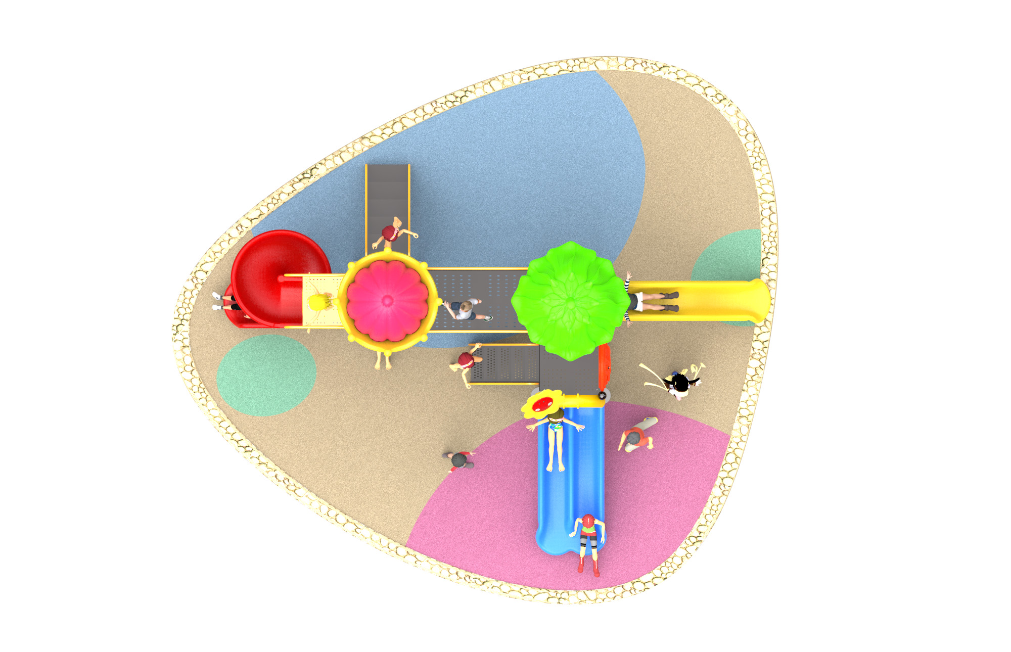 kids outdoor play equipment for school HT-76025