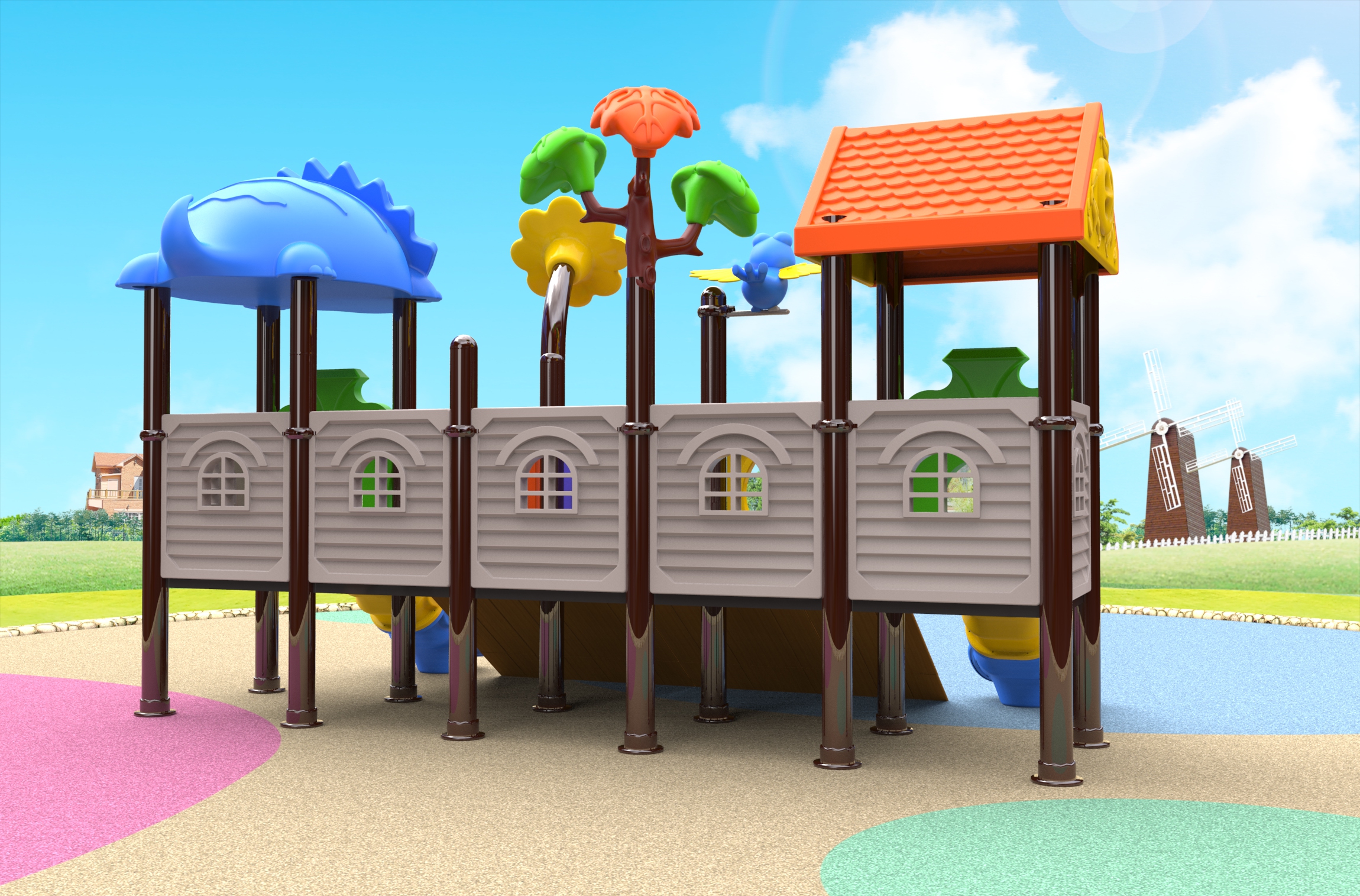 playground equipment for older students HT-WD23010